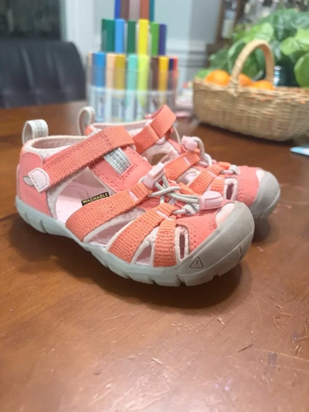 KEEN Seacamp II CNX Toddler Sandals Dubarry Pink-A-Boo Size 9